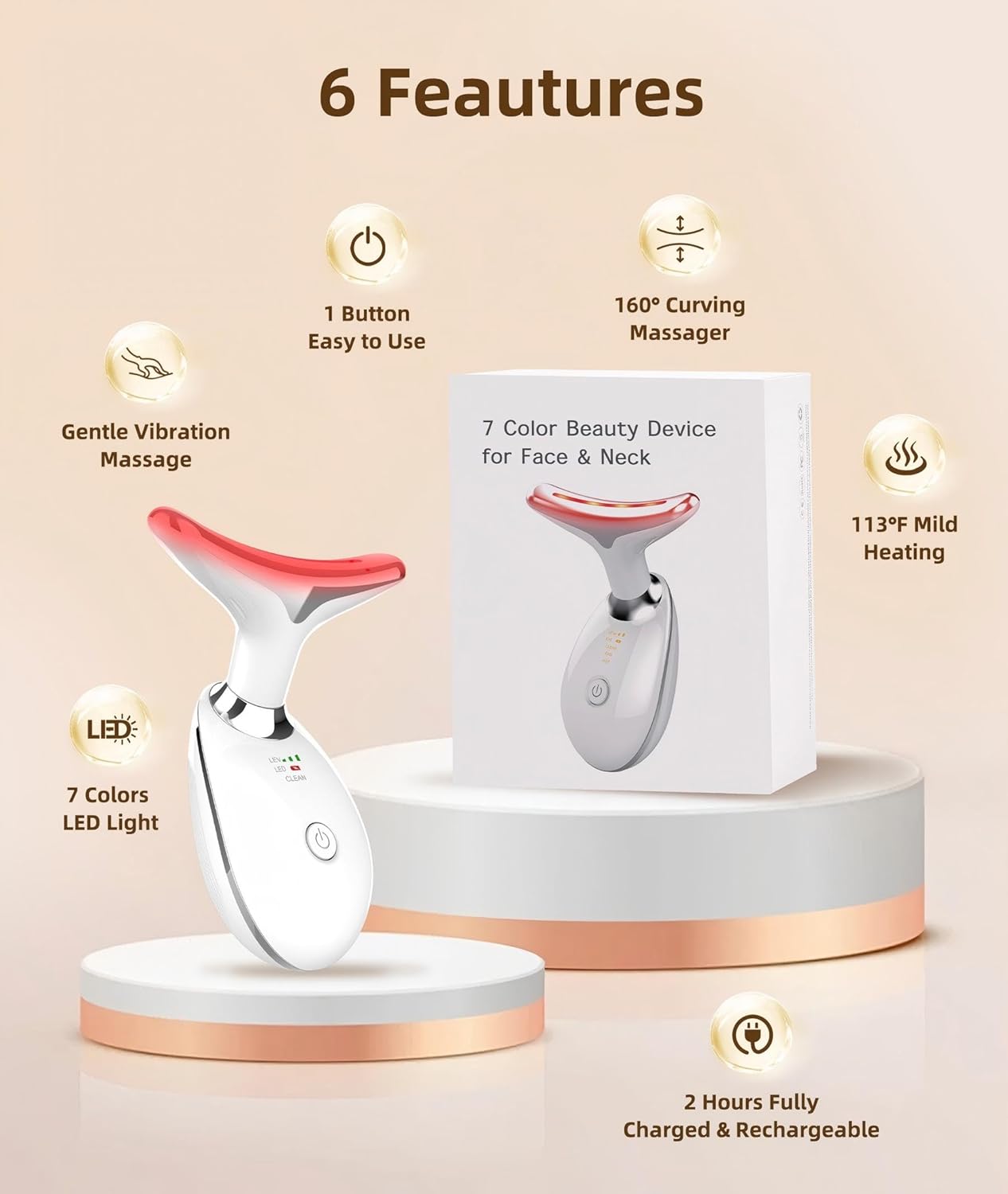 Facial Sculpting LED Massager (Face & Neck)